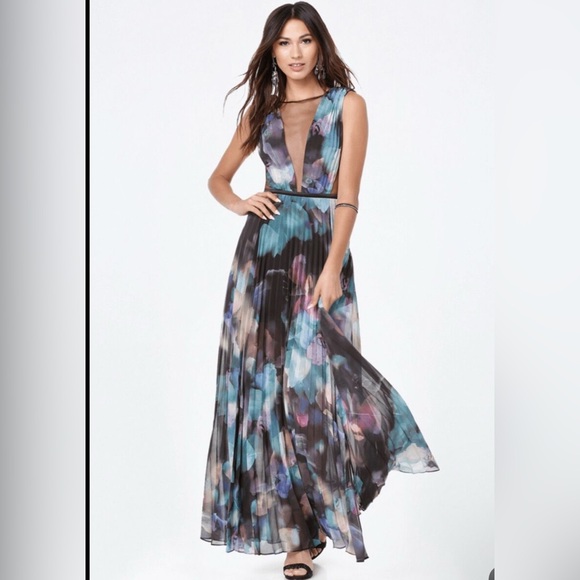 Bebe Floral Dress - Picture 1 of 8